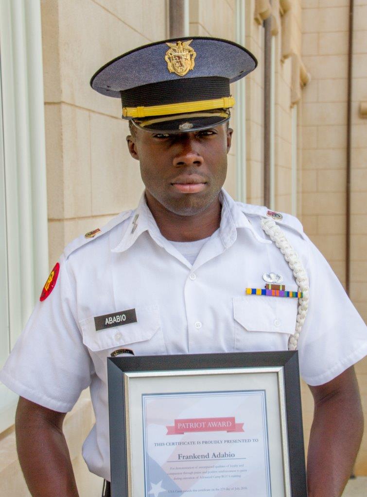 GMC Cadet Receives Patriot Award at ROTC Advanced Camp
